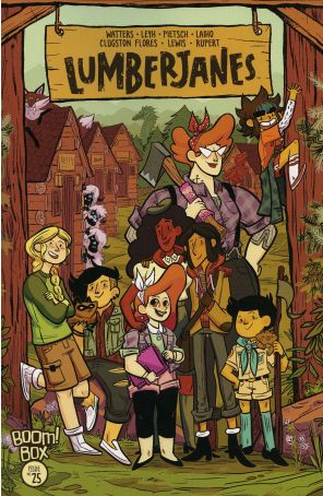 Lumberjanes 25 published by Boom! with cover art by Brooke A. Allen
