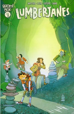 Lumberjanes 26 published by Boom! with cover art by Kat Leyh