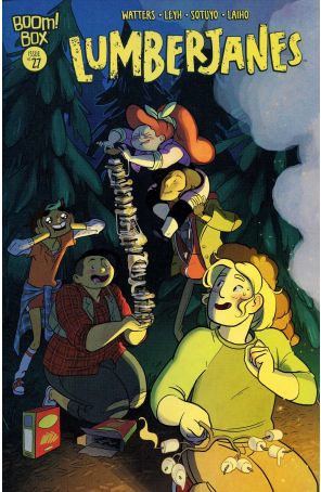 Lumberjanes 27 published by Boom! with cover art by Kat Leyh