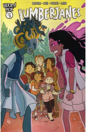Lumberjanes 31 published by Boom! with cover art by Kat Leyh