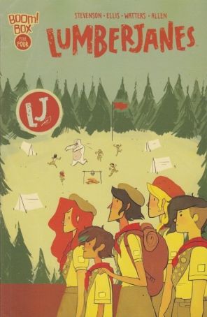 Lumberjanes 4 published by Boom! with cover art by Noelle Stevenson