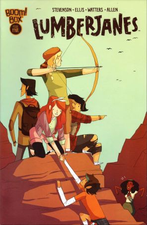 Lumberjanes 5 published by Boom! with cover art by Noelle Stevenson