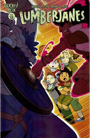 Lumberjanes 68 published by Boom! with cover art by Kat Leyh
