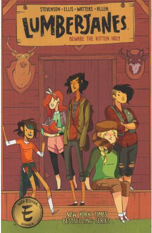 Lumberjanes TPB 1 (5th) published by Boom! with cover art by Noelle Stevenson
