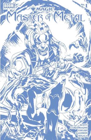 Magic: Master of Metal 1B published by Boom! with cover art by Adam Gorham