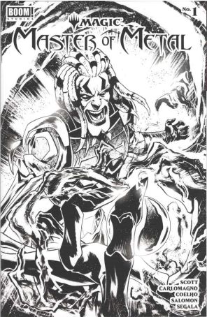 Magic: Master of Metal 1F published by Boom! with cover art by Adam Gorham