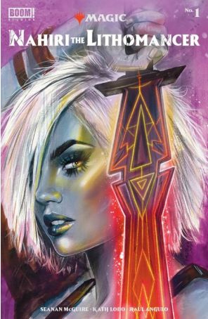 Magic: Nahiri the Lithomancer 1A published by Boom! with cover art by Suzi Suspiria Vilchez