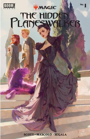 Magic: The Hidden Planeswalker 1A published by Boom! with cover art by Awanqi