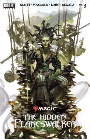 Magic: The Hidden Planeswalker 3B published by Boom! with cover art by Miguel Mercado