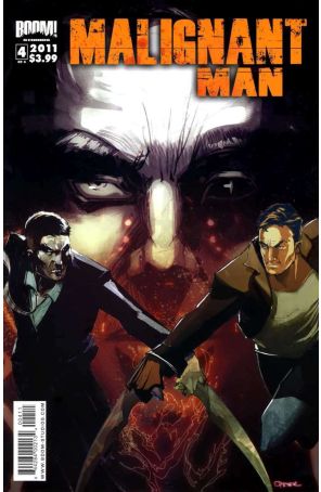 Malignant Man 4 published by Boom! with cover art by Rael Lyra