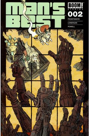Man's Best 2A published by Boom! with cover art by Jesse Lonergan