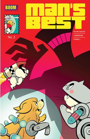 Man's Best 2B published by Boom! with cover art by Jay Stephens