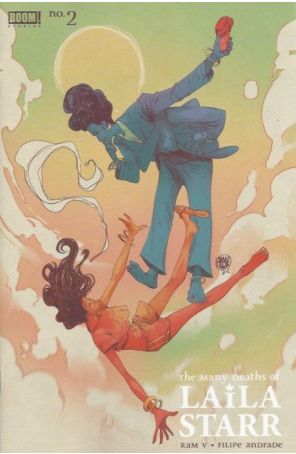 The Many Deaths of Laila Starr 2 (2nd) published by Boom! with cover art by Filipe Andrade