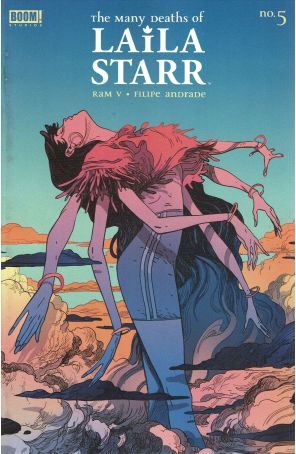 The Many Deaths of Laila Starr 5A published by Boom! with cover art by Filipe Andrade