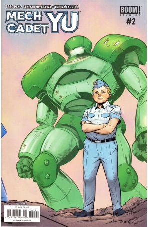 Mech Cadet Yu 2A published by Boom! with cover art by Marcus To
