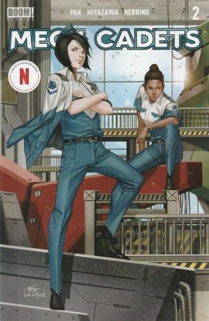 Mech Cadets 2B published by Boom! with cover art by In-Hyuk Lee