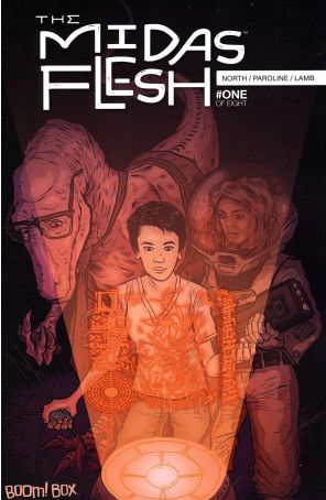 The Midas Flesh 1 published by Boom! with cover art by John Keogh