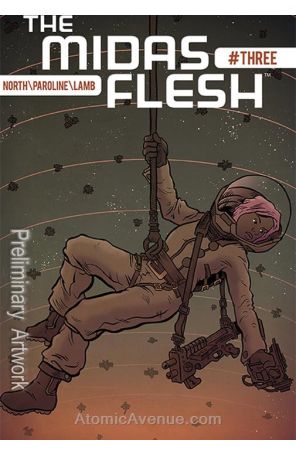 The Midas Flesh 3 published by Boom! with cover art by John Keogh