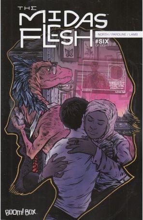 The Midas Flesh 6 published by Boom! with cover art by John Keogh