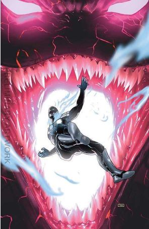 Mighty Morphin Power Rangers (5th Series) 108E published by Boom! with cover art by Taurin Clarke