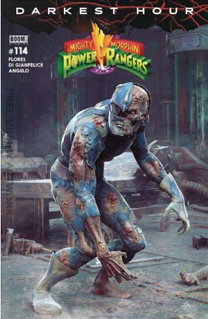 Mighty Morphin Power Rangers (5th Series) 114B published by Boom! with cover art by Björn Barends