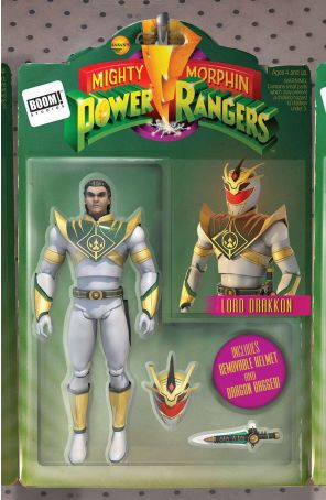 Mighty Morphin Power Rangers (5th Series) 15C published by Boom! with cover art by Telmos Santos