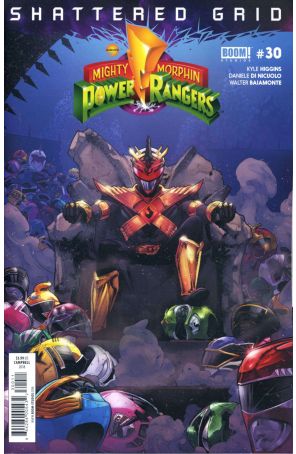 Mighty Morphin Power Rangers (5th Series) 30 published by Boom! with cover art by Jamal Campbell