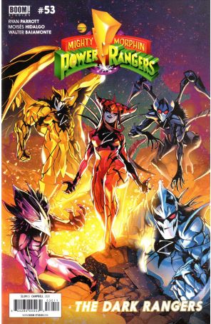 Mighty Morphin Power Rangers (5th Series) 53A published by Boom! with cover art by Jamal Campbell