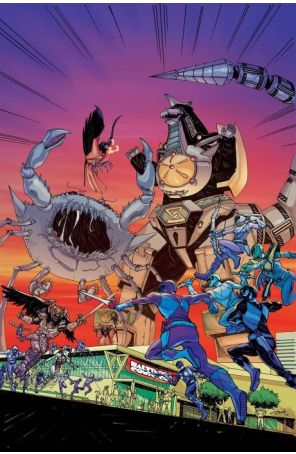Mighty Morphin Power Rangers (5th Series) 6E published by Boom! with cover art by Dominike Stanton