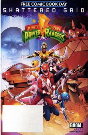 Mighty Morphin Power Rangers (5th Series) FCBD 2018 published by Boom! with cover art by Jamal Campbell