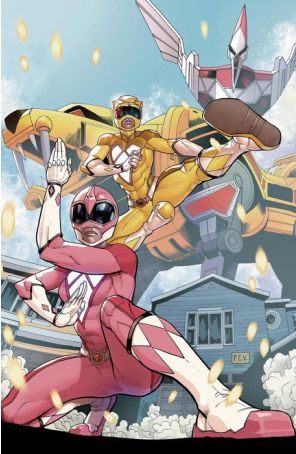 Mighty Morphin Power Rangers (6th Series) 3F published by Boom! with cover art by Phillip Sevy