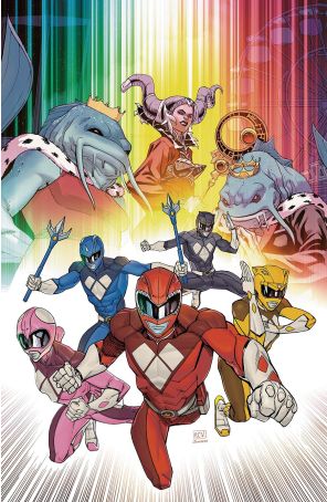 Mighty Morphin Power Rangers (6th Series) 4F published by Boom! with cover art by Phillip Sevy