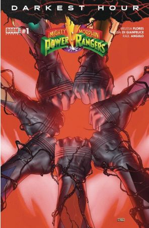 Mighty Morphin Power Rangers: Darkest Hour 1B published by Boom! with cover art by Taurin Clarke