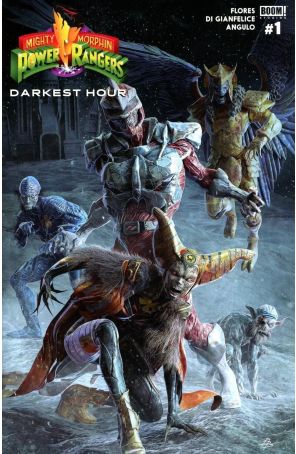 Mighty Morphin Power Rangers: Darkest Hour 1C published by Boom! with cover art by Björn Barends