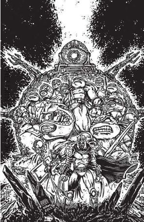 Mighty Morphin Power Rangers/ Teenage Mutant Ninja Turtles II 1L published by Boom! with cover art by Freddie Williams II