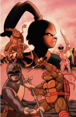 Mighty Morphin Power Rangers/Teenage Mutant Ninja Turtles III 4G published by Boom!