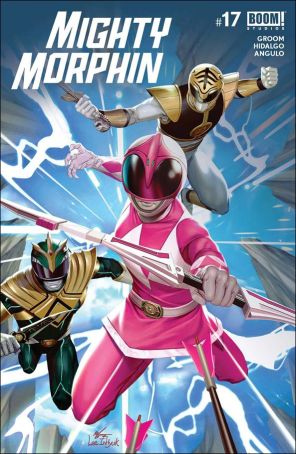 Mighty Morphin 17A published by Boom! with cover art by In-Hyuk Lee