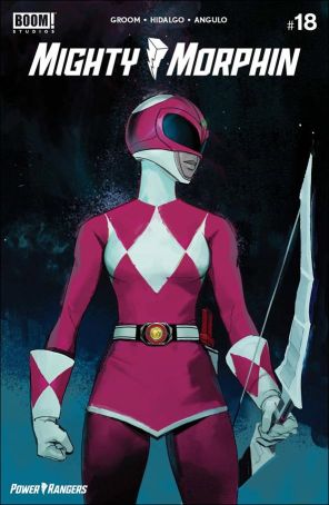 Mighty Morphin 18F published by Boom! with cover art by Monika Palosz