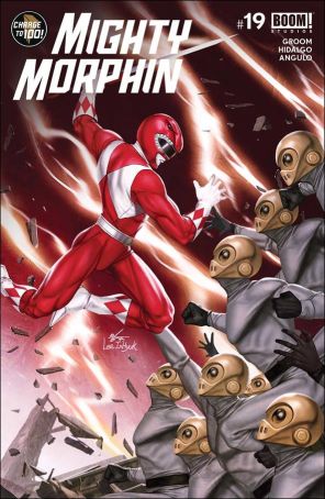 Mighty Morphin 19A published by Boom! with cover art by InHyuk Lee