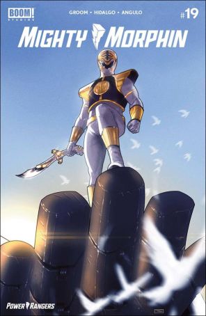 Mighty Morphin 19F published by Boom! with cover art by Taurin Clarke