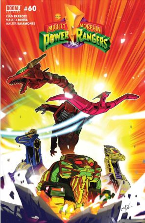 Mighty Morphin 3B published by Boom! with cover art by Eleonora Carlini