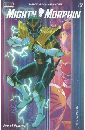 Mighty Morphin 9F published by Boom! with cover art by Joe Quinones