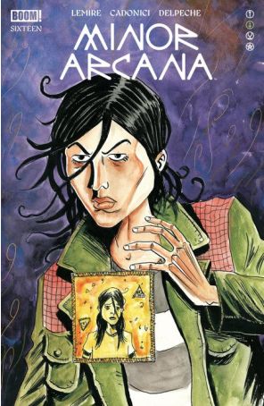 Minor Arcana 16A published by Boom! with cover art by Jeff Lemire