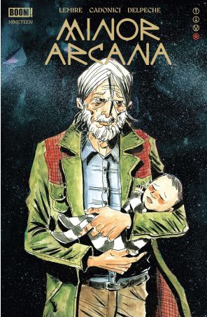 Minor Arcana 19A published by Boom! with cover art by Jeff Lemire