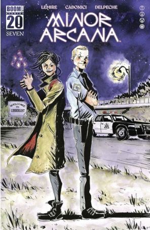 Minor Arcana 7A published by Boom! with cover art by Jeff Lemire