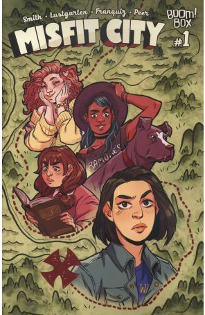 Misfit City 1 published by Boom! with cover art by Naomi Franquiz