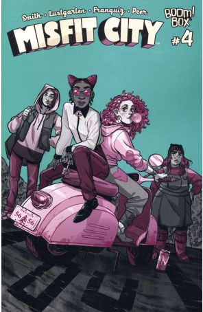 Misfit City 4 published by Boom! with cover art by Naomi Franquiz