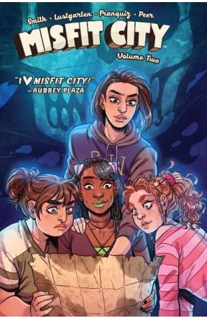 Misfit City TPB 2 published by Boom! with cover art by Naomi Franquiz