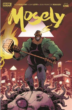Mosely 1B published by Boom! with cover art by Rob Guillory