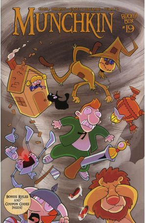 Munchkin 19 published by Boom! with cover art by Katie Cook
